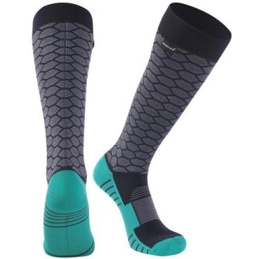 Imagem de Meia de esqui impermeáveis RANDY SUN Masculina Preta e verde