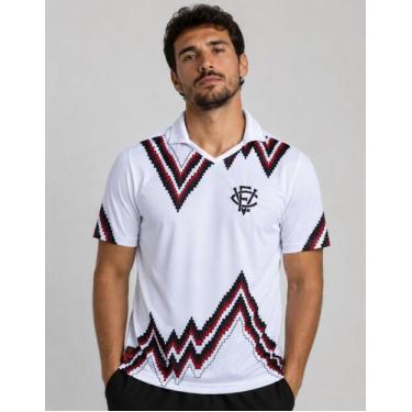 Imagem de Camisa Vitória Oficial Retro 1993 Escudo Bordado Super Bolla -, Branco