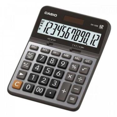 Imagem de Calculadora De Mesa 12 Digitos Dx-120b Prata - CASIO