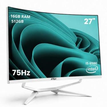 Imagem de Computador All in One Aitek AIO2755C Curvo 27 Polegadas Full HD i5 16G
