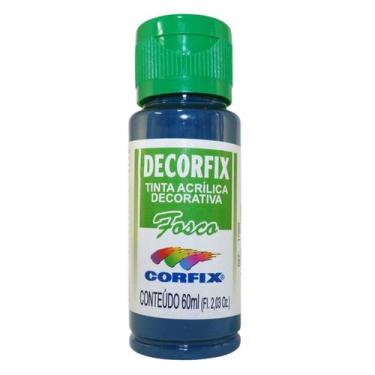 Imagem de Tinta Acrilica Fosca Decorfix Corfix 60ml - Selecione a Cor, 386-BLUE 