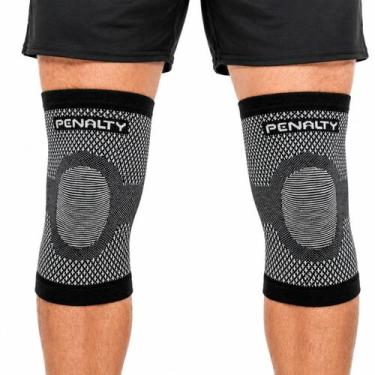 Imagem de Joelheira Elástica Penalty Knit Esportiva Adulto, Preto, M