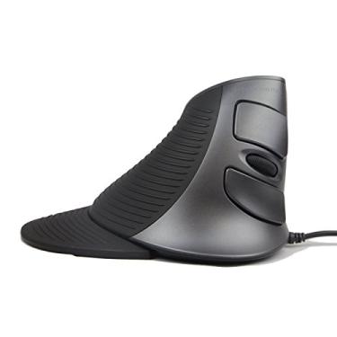 Imagem de J-Tech Digital Mouse com fio Scroll Endurance Mouse ergonômico vertical USB com sensibilidade ajustável (600/1000/1600 DPI), descanso de palma removível e botões de polegar – Reduz a dor nas mãos/pulso (com fio)