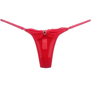 Imagem de Lingerie Sensualle - Calcinha Fio Dental Boca Rica Vermelho