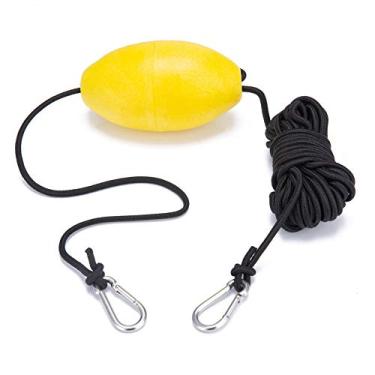 Imagem de Linha de reboque de corda marinha, coleira flutuante e gancho de aço inoxidável para o sistema de âncoras de pesca de pesca de ancoragem do lago River Ocean