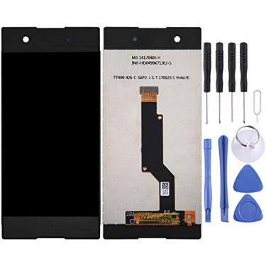 Imagem de LIYONG Peças sobressalentes de reposição para tela LCD e digitalizador conjunto completo para Sony Xperia XA1 (preto) peças de reparo (cor: preto)