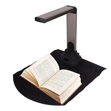 Imagem de Scanner de documentos, 15 milhões de PX HD OCR portátil inteligente leitor de livro eletrônico USB, tamanho de captura LED A4, suporte multilíngue, para ensino on-line