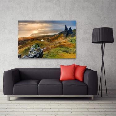 Imagem de Quadro decorativo Paisagem Terra Natureza - Tela em Tecido