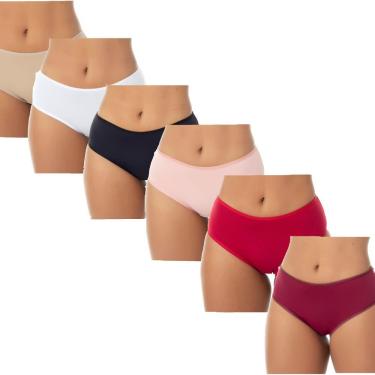 Imagem de Kit com 6 Calcinhas Boyshort Lateral Larga Microfibra |6 8121
