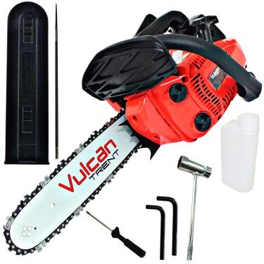 Imagem de Motosserra Vulcan Trent VSL250 À Combustão 2 Tempos 25,4cc 0,9HP Com Corrente 22 Elos e Sabre de 12 Polegadas + Jogo de Chaves para Manutenção