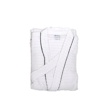 Imagem de Roupão Atoalhado 100% Algodão Briza Branco 4022 Tamanho M