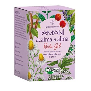 Imagem de Chá Iamaní Acalma a Alma Bela Gil 5 ervas orgânicas 15 sach