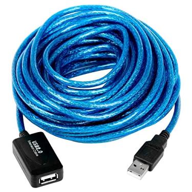 Imagem de Cabo Extensor USB 2.0 Macho Fêmea Amplificado 15 Metros