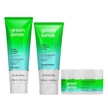 Imagem de Kit Green Sense  Shampoo + Condicionador + Máscara Lowell
