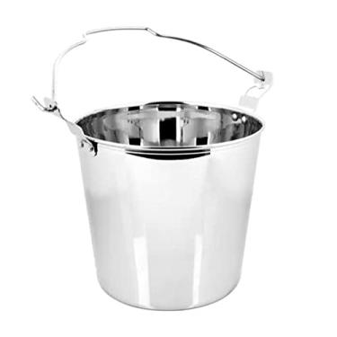 Imagem de Balde Inox Gelo 7,5L Restaurante Com Alça Abridor Cerveja