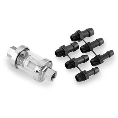 Imagem de Filtro de combustível a gás de vidro transparente de vidro visível para linha a gás de 1/4", 5/16, 3/8"