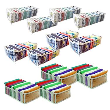 Imagem de KIT 12 Colmeias Essencial Baby Organizadores de gavetas - 4P + 4M + 4G