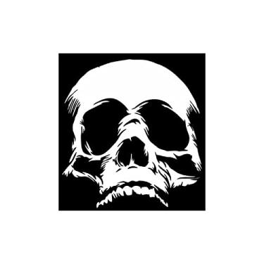 Imagem de 1 adesivo de caveira para carro para porta-malas traseiro, laptop, janela, bicicleta, skate