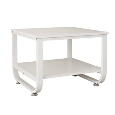 Imagem de KIZQYN Suporte de impressora Home Office Prateleira de impressora Rack de sala Rack de exibição de madeira de aço Rack de acabamento de armazenamento Impressora de mesa (Cor: 1, Tamanho: CH)