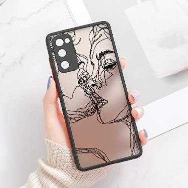 Imagem de Capas para Samsung Galaxy A52 Funda para Samsung S22 Ultra S20 FE S21 FE A52s A53 5G S10 Plus A13 A32 A51 A33 Hard Matte Covers Coques,UB58,Para S21FE