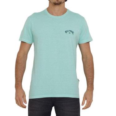 Imagem de Camiseta Billabong Arch Wave Masculina Verde Claro