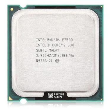 Imagem de Processador Intel Core 2 Duo E7500 2,93Ghz Lga 775 /3M/ Oem