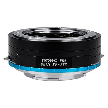Imagem de Fotodiox Pro Lens Mount Shift Adapter Minolta SR (MD/MC) Lentes de montagem para corpos de câmera Sony NEX e E-Mount (APS-C como NEX-5, NEX-7 e a6000)