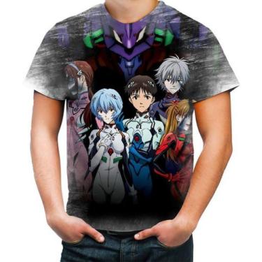 Imagem de Camiseta Camisa Neon Genesis Evangelion Shinji Misato Eva 9 - Estilo K