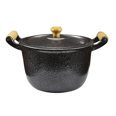 Imagem de Jogo Caldeirão e Panela Caçarola Aluminio Fundido Craqueado