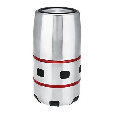 Imagem de Espremedor de suco portátil, misturador de suco multifuncional de aço inoxidável pequeno espremedor manual de frutas para cozinha doméstica