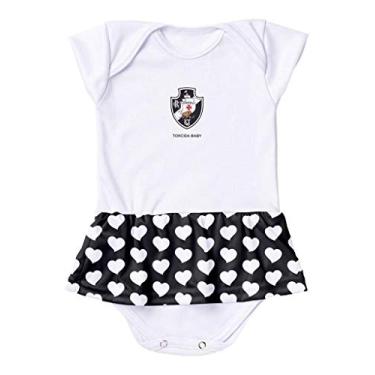 Imagem de Body Vestido Vasco Corações Torcida Baby