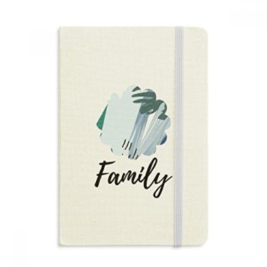 Imagem de Caderno com estampa de arte abstrata pacífico oficial de tecido capa dura diário clássico