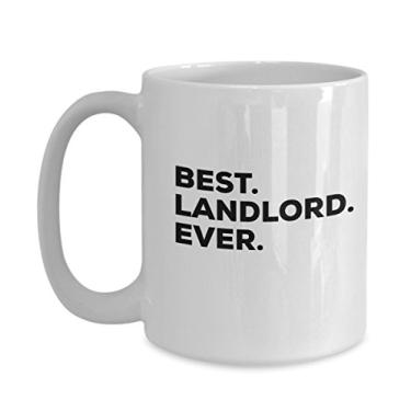 Imagem de Caneca Landlord - Best Landlord Ever Coffee Cup - Presentes para Landlords - Presente divertido e - ou pode adicionar ao conjunto de caixas de presente - Chá H
