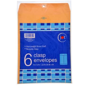 Imagem de Envelopes com fecho 9 x 12 / 22,9 x 30,48 cm