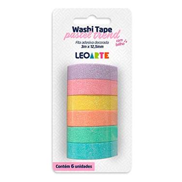 Imagem de Washi Tape Pastel Trend Brilho 15mmx5m 6 Und