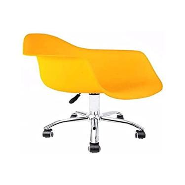Imagem de CADEIRA EAMES ARM PP AMARELA OFFICE CROMADA
