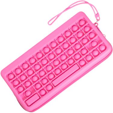 Imagem de Estojo / Necessaire de silicone Poosh pop it  TC Rosa DAC