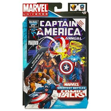 Imagem de Marvel Comic 2 Pack Wolverine Vs Captain America
