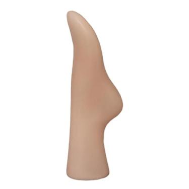 Imagem de Kokiya Exibição de meias femininas para pés, manequim feminino para modelagem de pés, acessórios para fotografia, meia média para loja, varejo e casa, bege