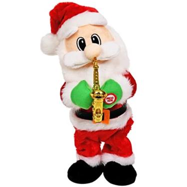 Imagem de Papai Noel Dançarino Com Saxofone 35 Cm