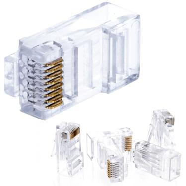 Imagem de RJ-45 Cat6 UTP conector LAN Ethernet rede, 100