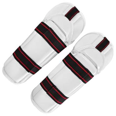 Imagem de Colaxi Taekwondo braço caneleiras protetor de caneleira taekwondo respirável acolchoado equipamento de proteção para kickboxing mma grappling ginásio sanda , XL
