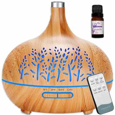Imagem de Umidificador Difusor Ar Aromatizador Quarto Bebe com Oleo Aromatizador Lavanda 10 ml