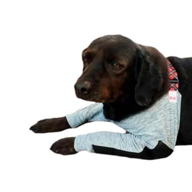 Imagem de Cotoveleira Ortopédica Acolchoada para Cachorros - Pernas Dianteiras - Proteção Contra Calos e Higromas (2)