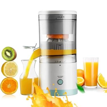 Imagem de Espremedor De Frutas Laranja Limão Citrus Elétrico Portátil USB Ultra Recarregável Automático Sem Fio Super Silencioso Premium Marca Ujol