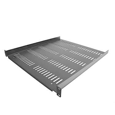Imagem de StarTech.com Prateleira para servidor 1U – Bandeja universal ventilada para montagem em rack cantilever para rack e armário de equipamentos de rede de 19" – Design durável – Capacidade de peso 25 kg – 50,8 cm de profundidade (SHELF-1U-20-FIXED-V)