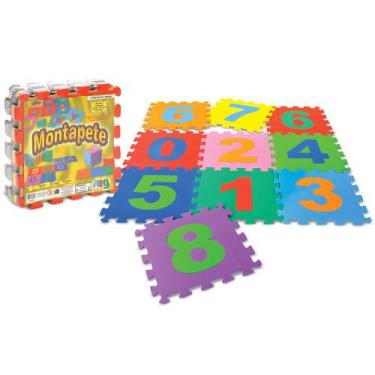 Imagem de Tapete Infantil Eva Números 10 Placas Nig - Nig Brinquedos