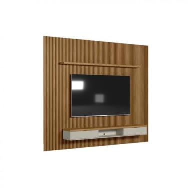 Imagem de Painel Modular Ripado 3m com Nicho e Prateleira Linea Brasil