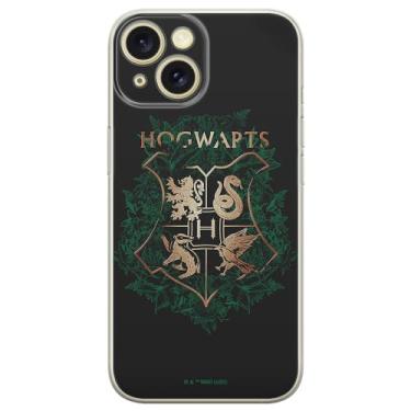 Imagem de ERT GROUP Capa de celular para iPhone 15 Plus original e oficialmente licenciada padrão Harry Potter 019 perfeitamente adaptada à forma do celular, capa feita de TPU