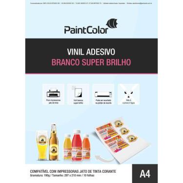 Imagem de Vinil Adesivo para Impressão Branco 190g A4 - 10 Folhas